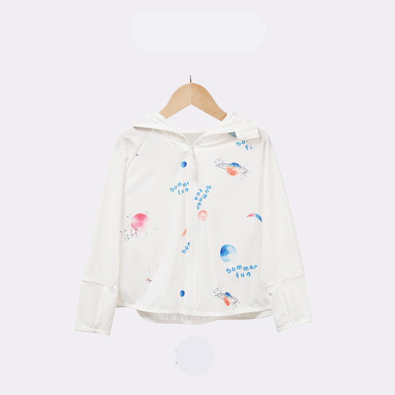 Kinder UV-Schutzjacke mit Kapuze und atmungsaktiven Eigenschaften R&B
