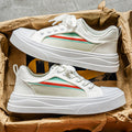 Damen Modische Sneakers mit komfortabler Plattform und atmungsaktiver Obermaterialkombination R&B