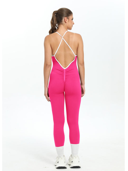 Damen Bodysuit mit Racerback-Design und nahtloser Verarbeitung R&B