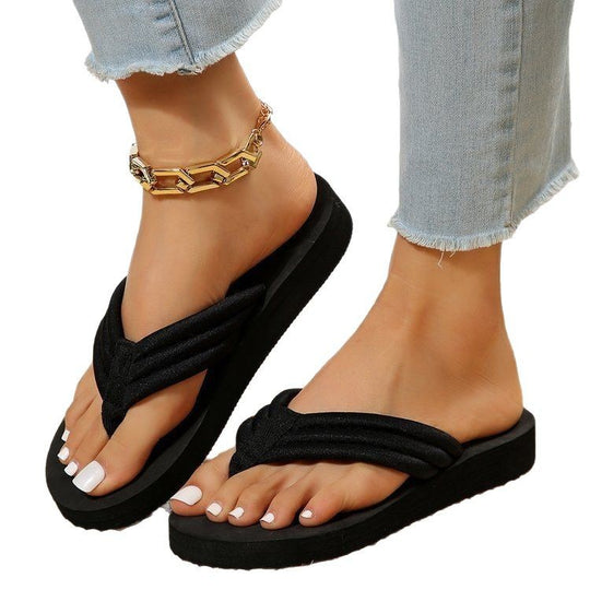 Damen Komfortable Zehentrenner-Sandalen mit rutschfester Sohle R&B
