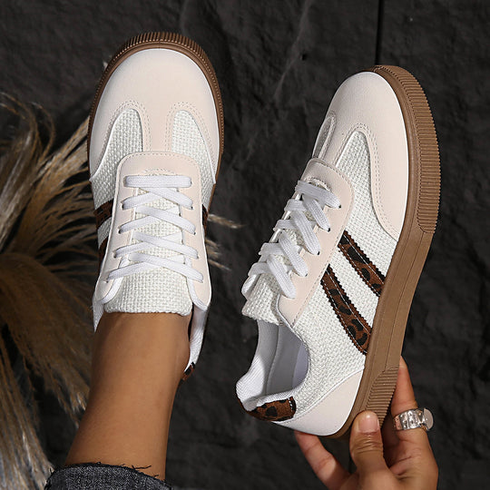 Damen Sneakers mit hochwertigem Netzmaterial und stylischem Tiermotiv R&B