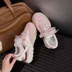 Damen bequeme Sneaker mit modischem Design und rutschfester Sohle R&B