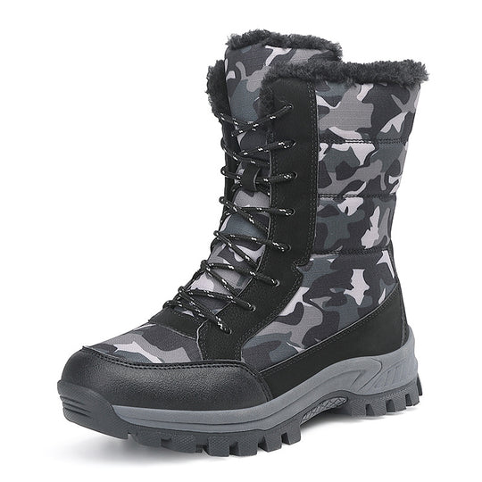 Damengefütterte Winterboots mit isolierendem Innenfutter und rutschfester Profilsohle R&B