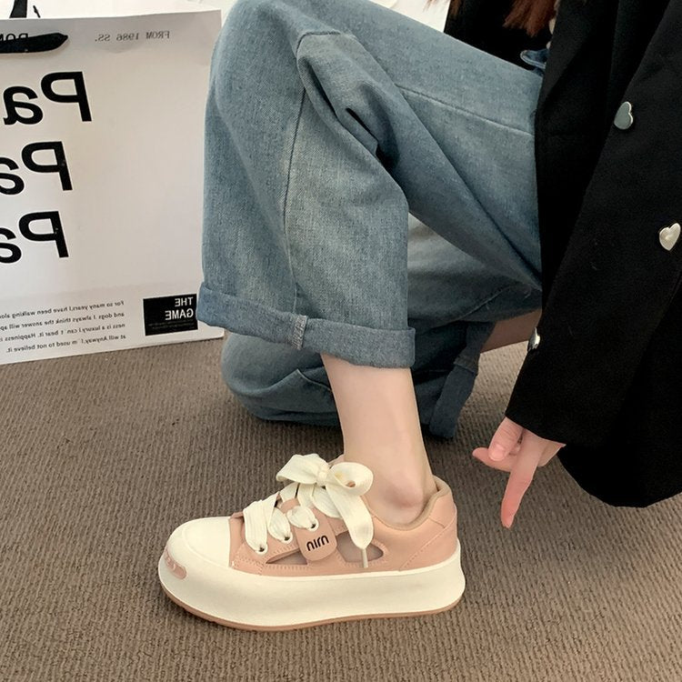 Damen modische Sneakers mit atmungsaktiver Mesh-Oberfläche und dämpfender Sohle R&B