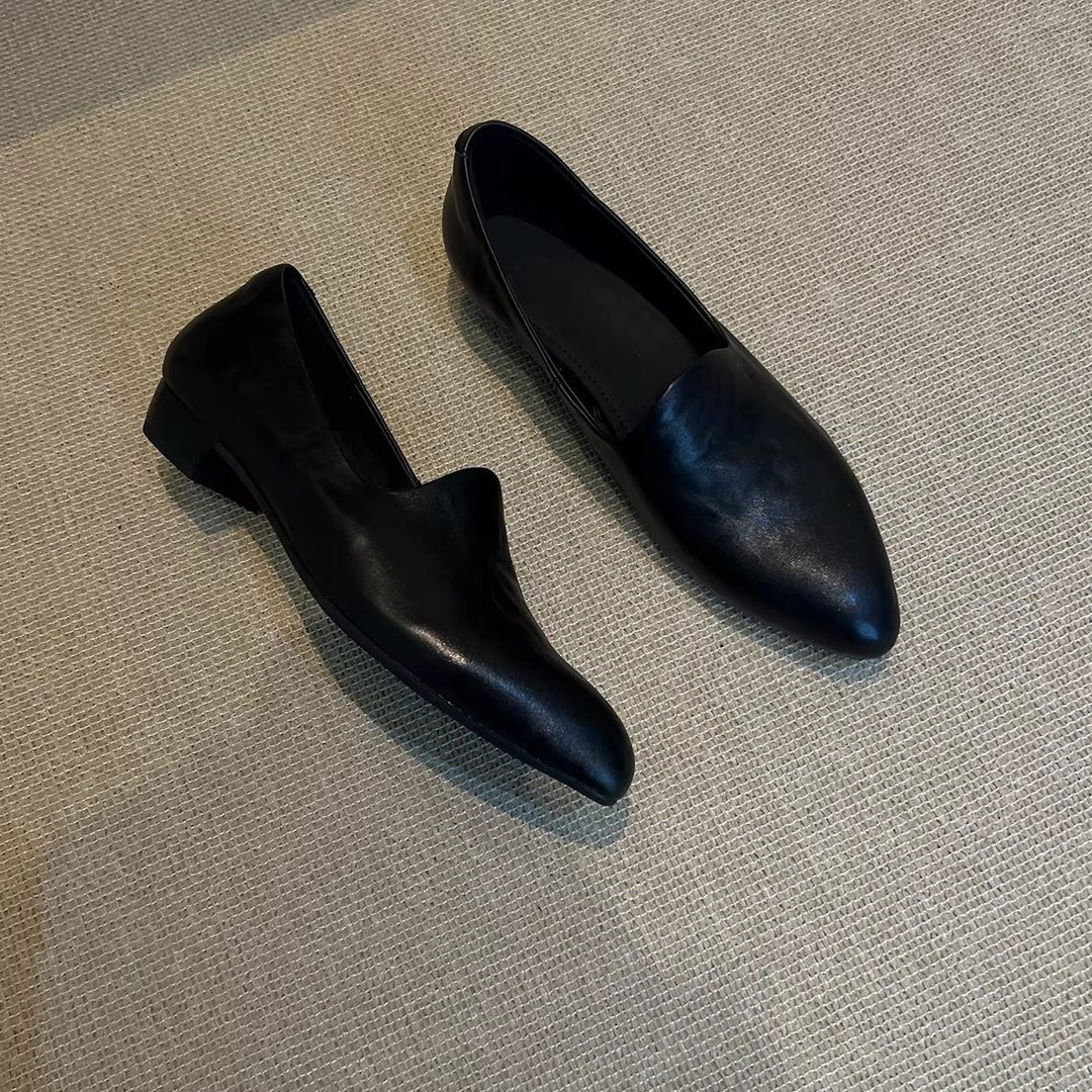 Damen elegante Slippers mit spitz zulaufendem Design und bequemem Fußbett R&B