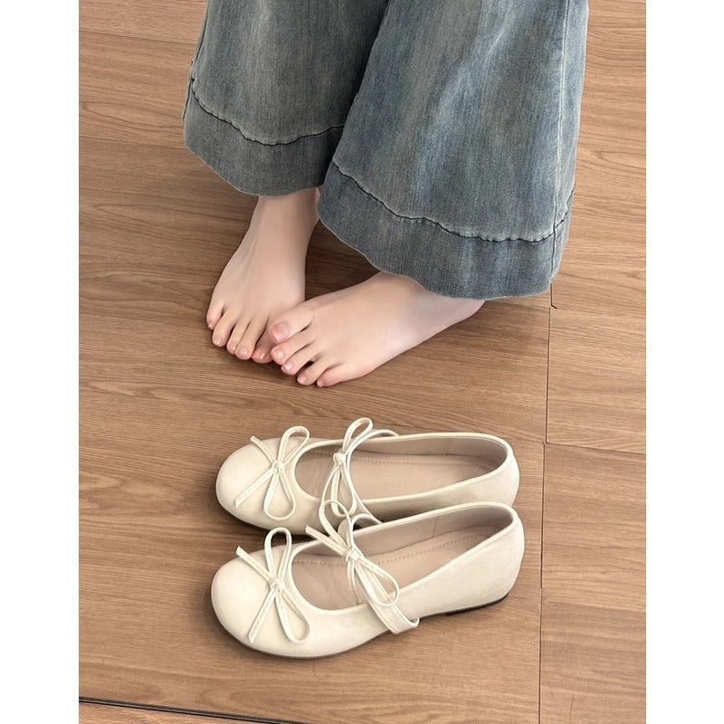 Damen Elegante Ballerinas mit verspieltem Schleifen-Design Heidi Mode