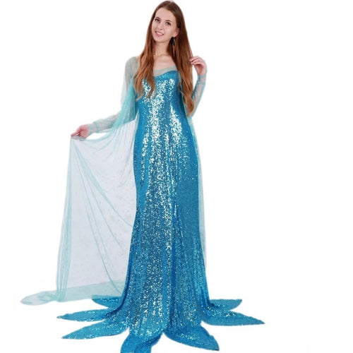 Damen Glitzerndes Meerjungfrauen-Kleid mit schimmerndem Überrock und herzförmigem Ausschnitt R&B