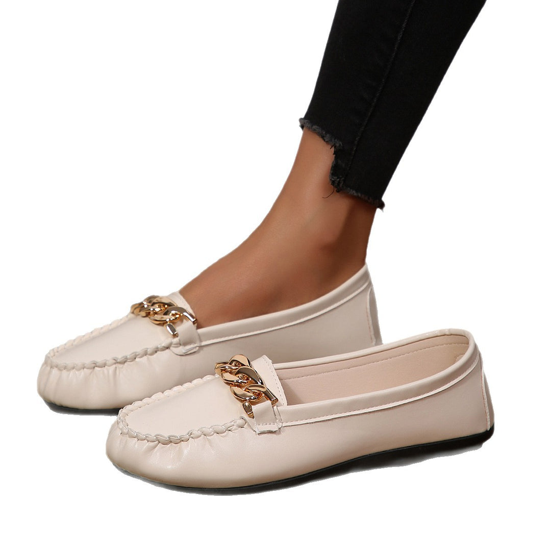Damen Mokassins mit elegantem Kettenakzent R&B