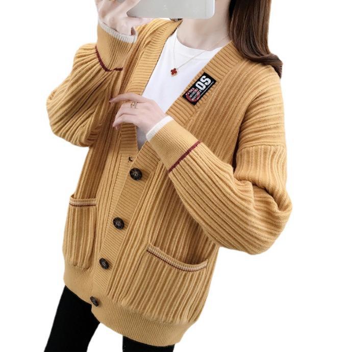 Damen Strickjacke mit strukturiertem Rippmuster und praktischen Taschen R&B