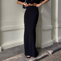 Damen Elegantes Maxirock mit hohem Bund und figurbetonter Silhouette R&B