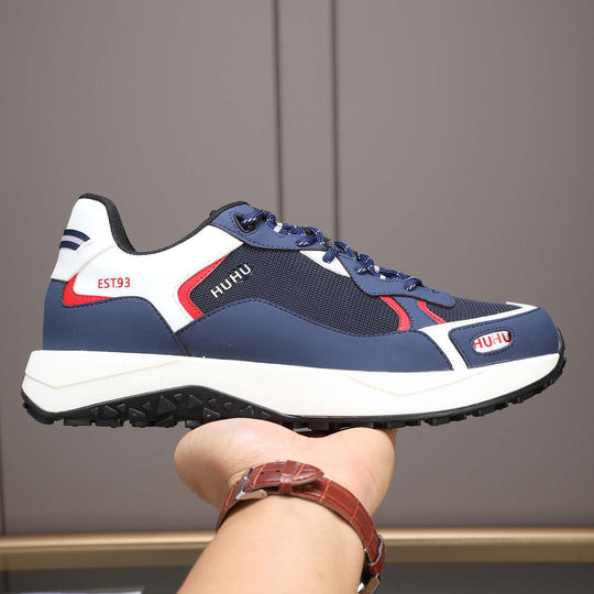 Damen Sportive Lauf-Sneaker mit rutschfester Sohle und atmungsaktiver Oberflächenstruktur R&B