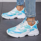Damen Sportliche und farbenfrohe Laufschuhe mit atmungsaktivem Mesh-Obermaterial