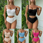 Damen Hochwertiger Badeset mit Raffungen R&B