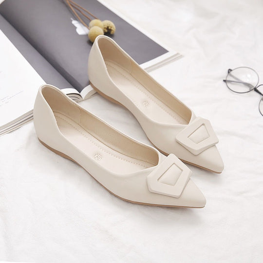 Damen elegante Ballerinas mit modischem Riemendesign und komfortablem Fußbett R&B