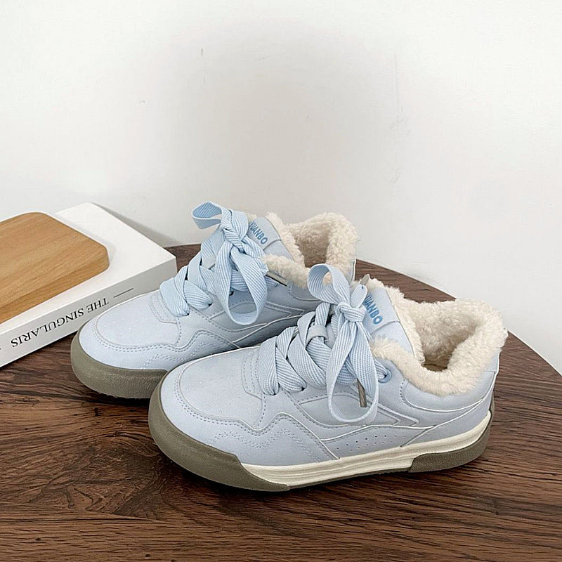 Damen Sneakers mit kuscheligem Innenfutter und rutschfester Sohle