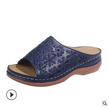 Damen Clogs mit blumenverziertem Design R&B