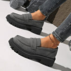 Damen Chunky Mokassins mit robustem Profil R&B