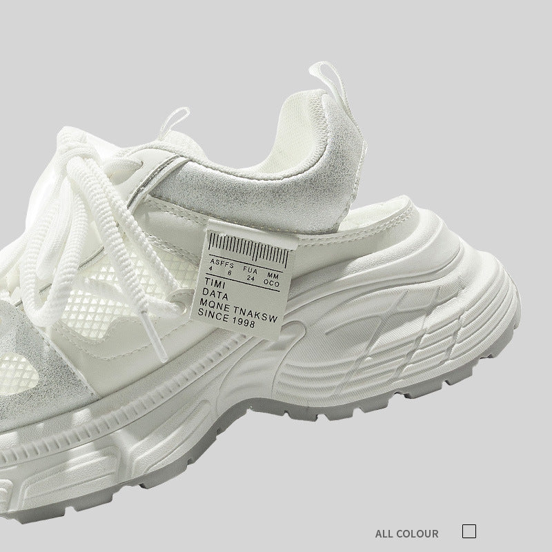 Damen Sportliche Sneaker mit atmungsaktiver Netz-Oberfläche und bequemer Dämpfung