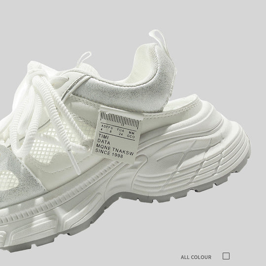 Damen Sportliche Sneaker mit atmungsaktiver Netz-Oberfläche und bequemer Dämpfung R&B