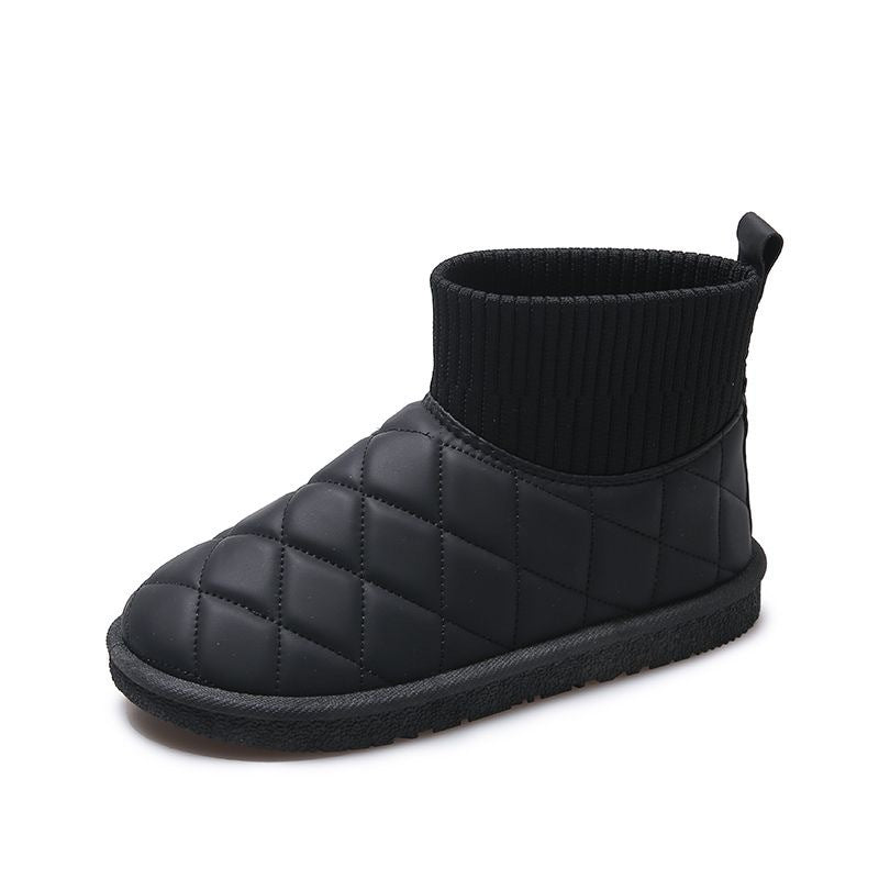 Damen Bequeme und stylische Winterboots mit elastischem Schaft und rutschfester Sohle R&B