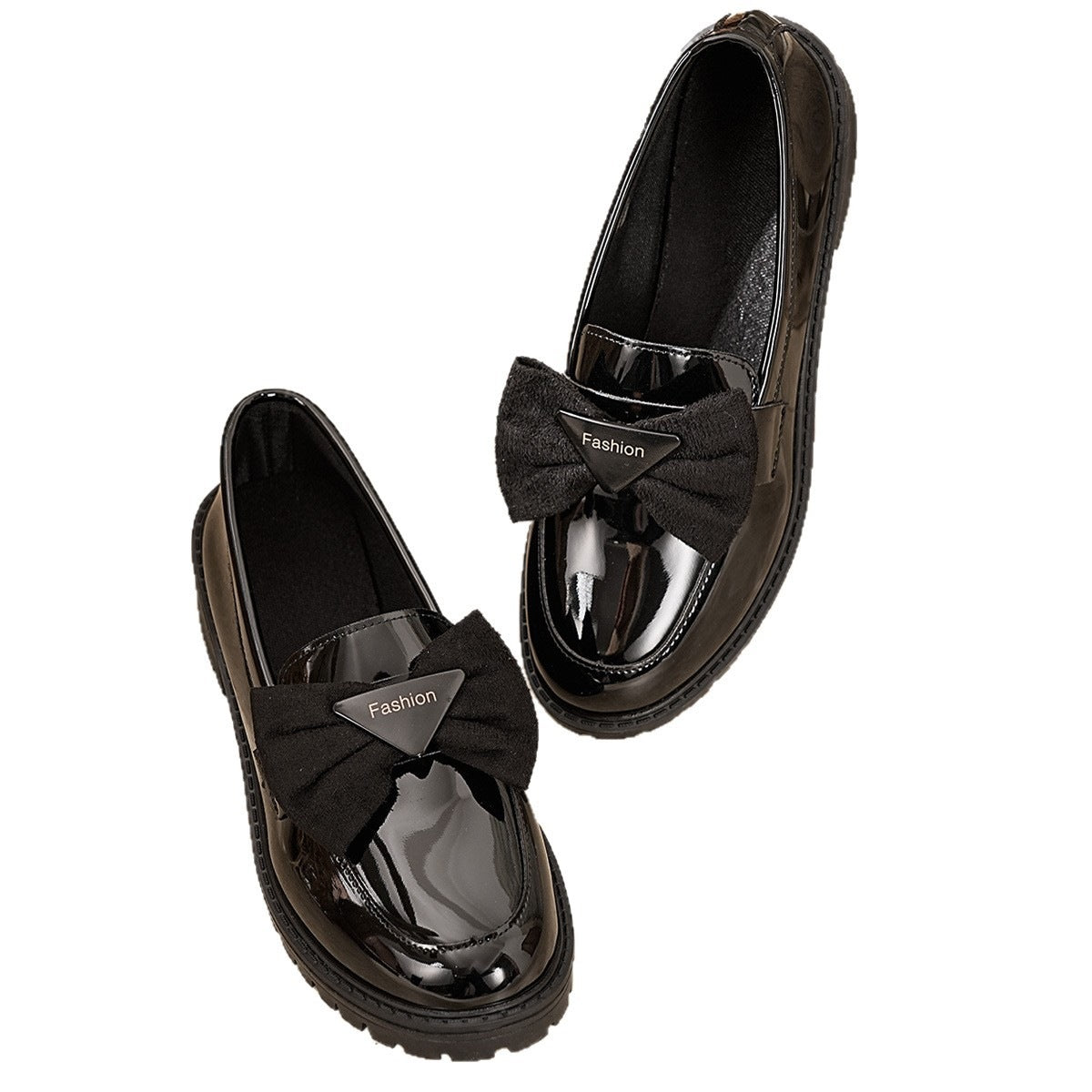 Damen elegante Mokassins mit Schleifen-Design R&B