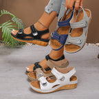 Damen Komfortable Riemensandalen mit verstellbarem Schnallenverschluss und ergonomischer Fußbettung R&B