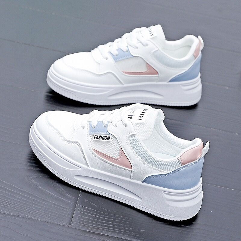 Damen Modische Sneakers mit atmungsaktiver Mesh-Oberfläche und rutschfester Sohle