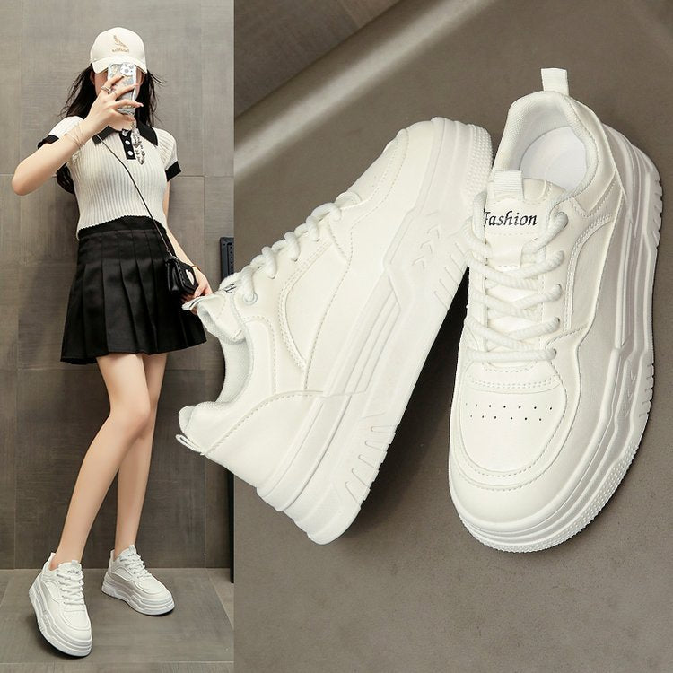 Damen Plattform-Sneaker mit modischem Design und dämpfender Sohle R&B