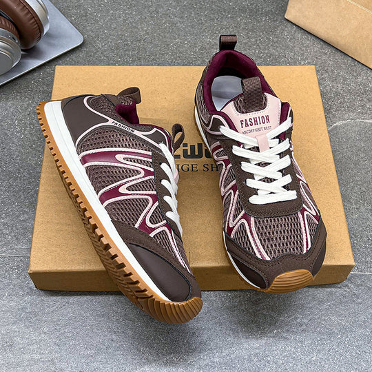 Damen Atmungsaktive Laufschuhe mit rutschfester Sohle und sportlichem Design R&B