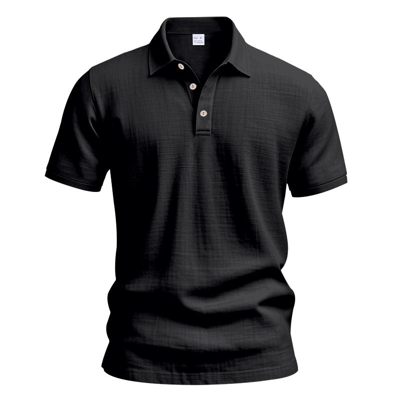 Herren Polo-Hemd mit strukturiertem Design und hochwertiger Baumwolle R&B