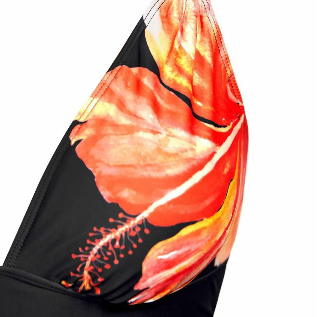 Damen Eleganter Einteiler mit floralen Akzenten R&B