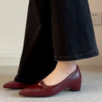 Damen elegante Pumps mit modischem Riemchen R&B