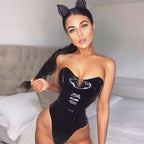 Damen Badeanzug mit glänzendem Material und herausragendem Schnitt R&B