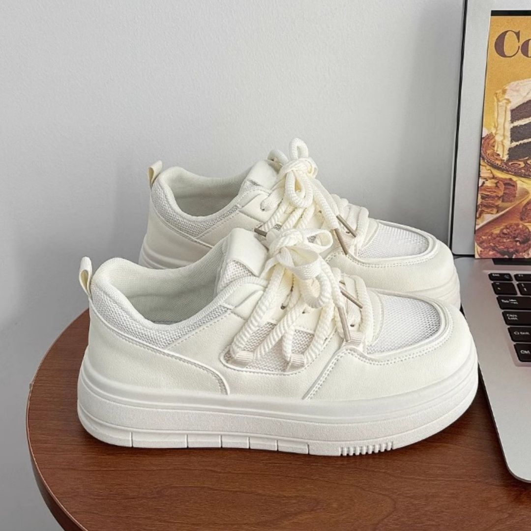 Damen modische Sneakers mit hochgezogenem Schaft und dämpfender Sohle