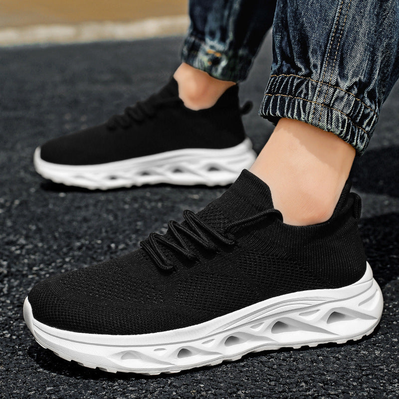 Damen Sportliche und atmungsaktive Lauf-Sneaker mit flexiblem Sohlenprofil R&B