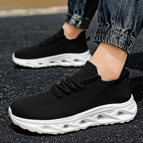Damen Sportliche und atmungsaktive Lauf-Sneaker mit flexiblem Sohlenprofil R&B