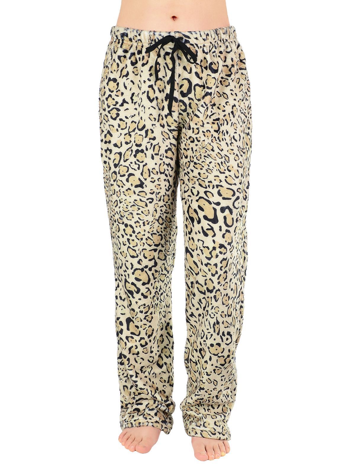Damen Relaxed Fit Leopardenmuster Loungehose R&B