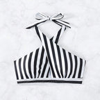 Damen Streifen Bikinioberteil R&B