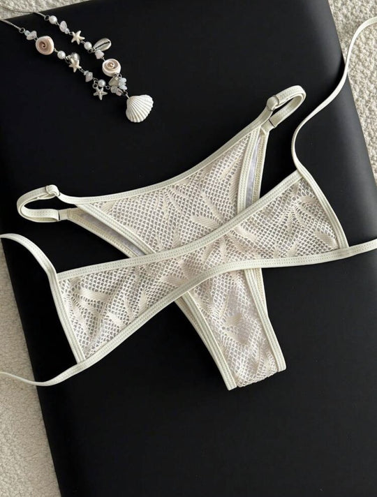 Damen Zweiteiliger Bikini mit elegantem Streifenmuster R&B