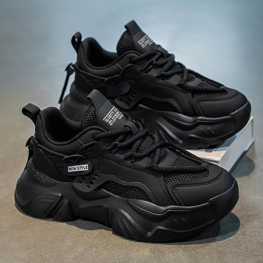 Damen trendige Athletic Sneakers mit stoßdämpfender Sohle und atmungsaktivem Obermaterial R&B