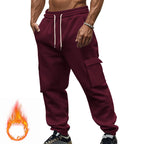 Herren Cargo-Jogginghose mit seitlichen Taschen und komfortablem Schnitt R&B