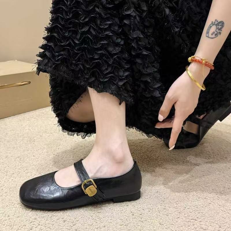 Damen Mary Jane Schuhe mit verstellbarem Riemen und eleganter Schnalle R&B