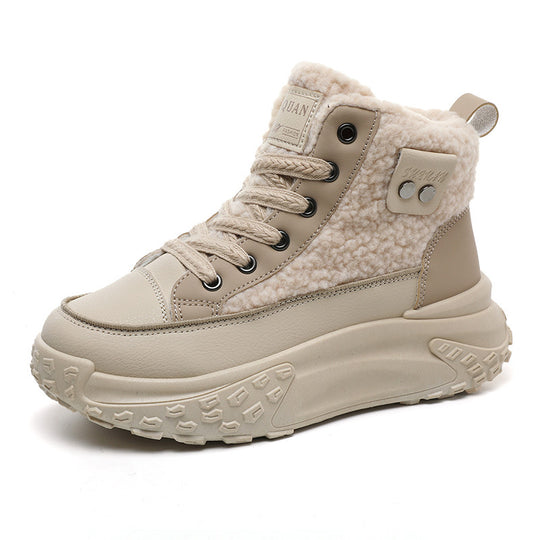 Damen Winterliche Sneakers mit kuscheligem Innenfutter und rutschfester Sohle R&B