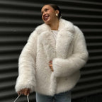 Damen Fleece-Mantel R&B
