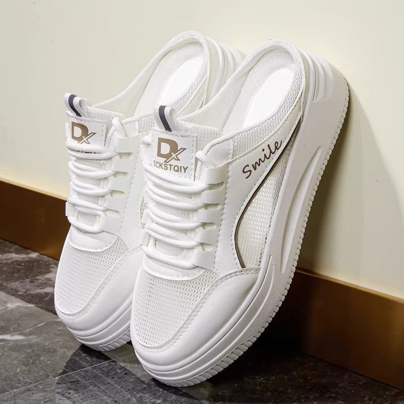 Damen Sportliche Slip-On Sneakers mit atmungsaktiver Mesh-Oberfläche und zusätzlichem Komfort R&B