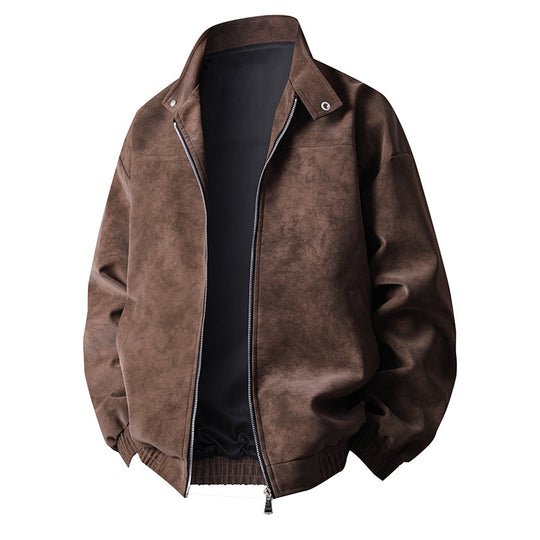 Herren modische Übergangsjacke im lässigen Stil mit praktischen Taschen R&B