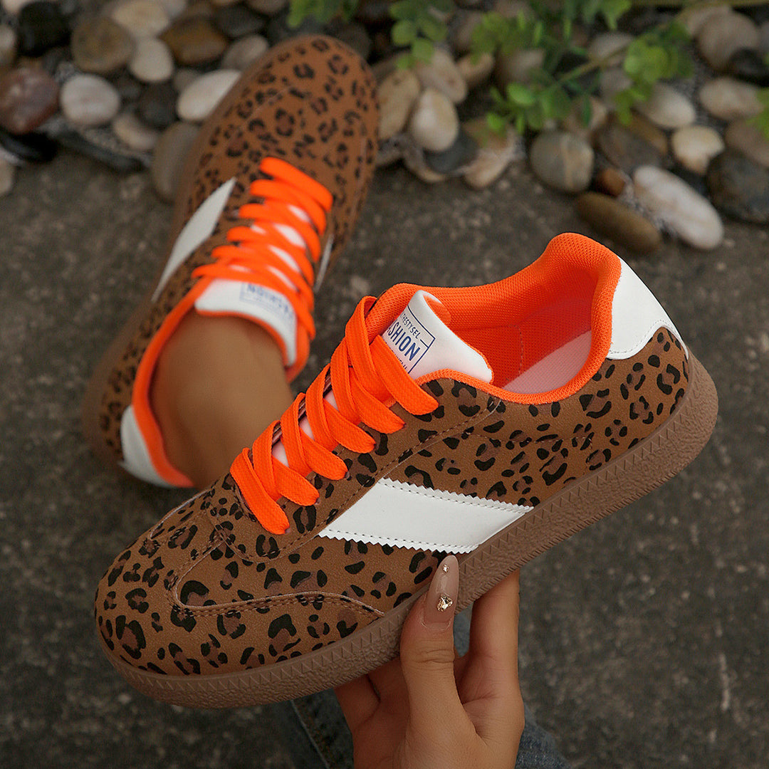 Damen modische Sneakers mit einzigartigem Tiermotiv und bequemer Dämpfung R&B