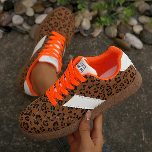 Damen modische Sneakers mit einzigartigem Tiermotiv und bequemer Dämpfung R&B