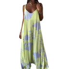 Damen Maxikleid mit floralem Design und fließendem Schnitt R&B