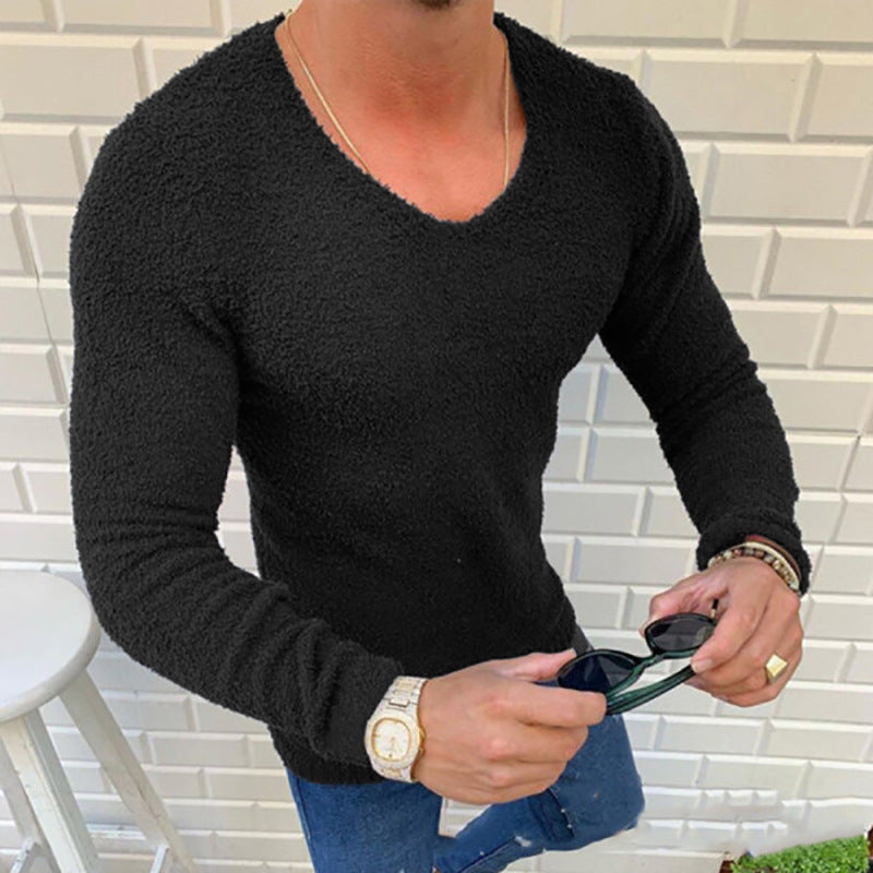 Damen Weicher Fleece-Pullover mit lässigem Schnitt und praktischen Taschen R&B